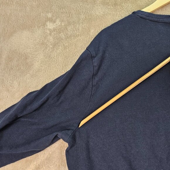 Polo Ralph Lauren Sweatshirt Blue Long Sleeve White Pony Logo Men's Size 2XL XXL - Picture 4 of 12